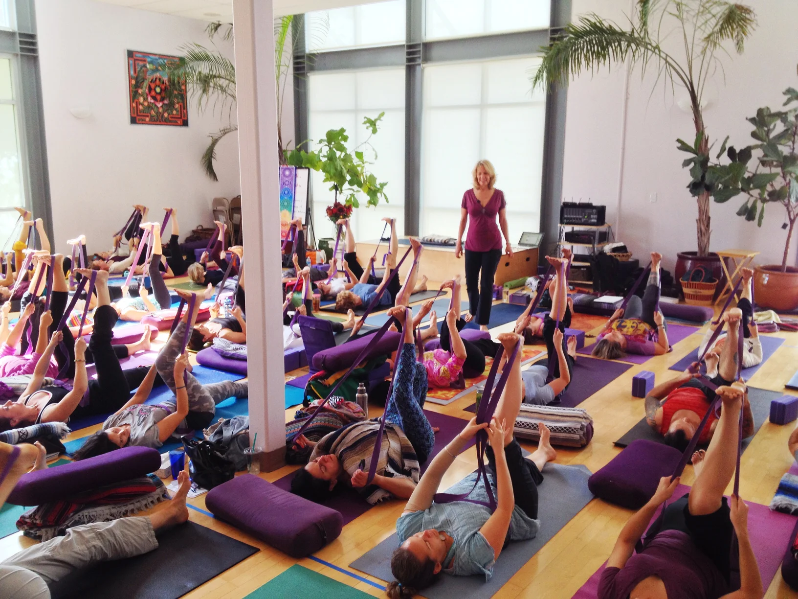 Anodea Judith leading a workshop